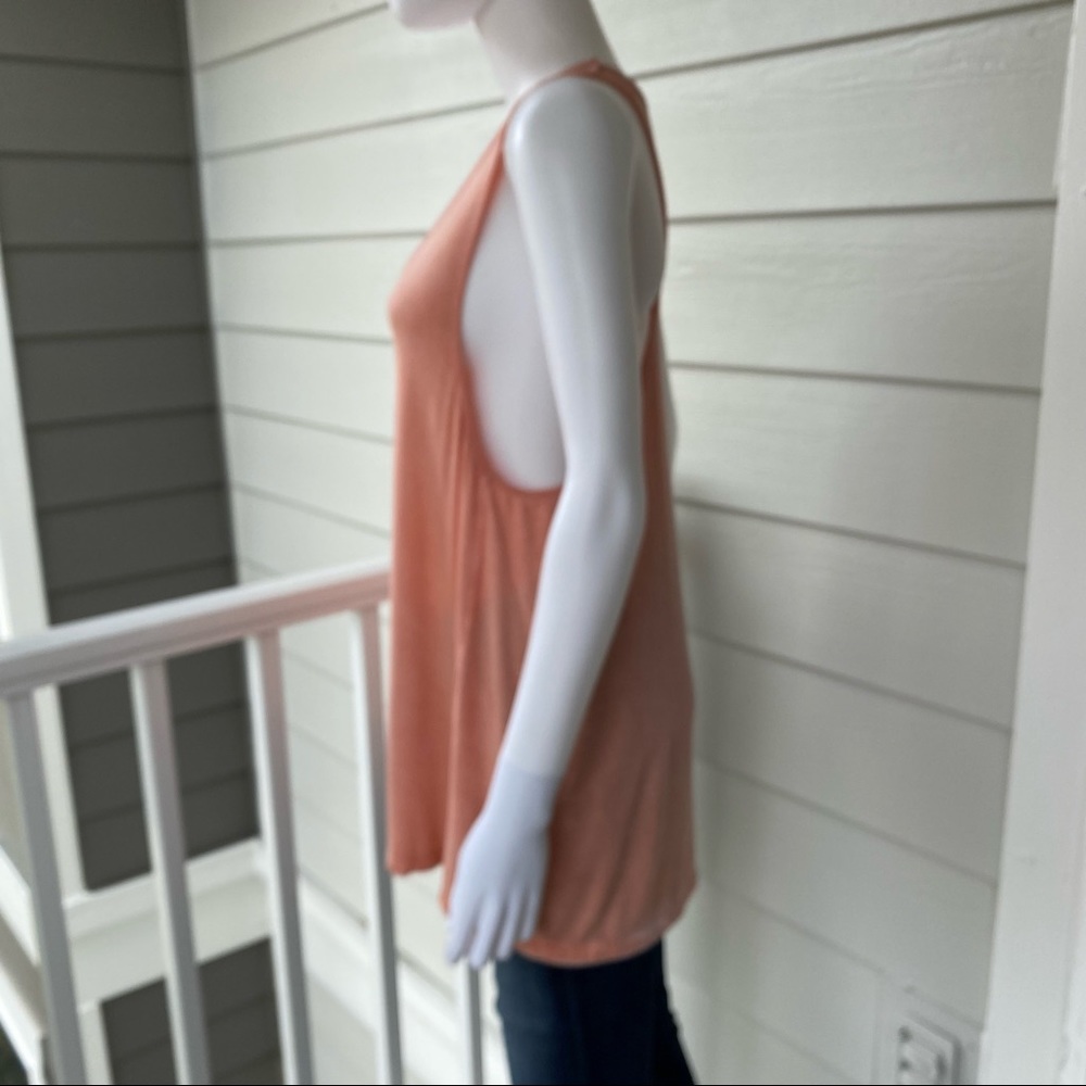 FREE PEOPLE Amelia Pink Racerback Tank Top - Picture 3 of 10